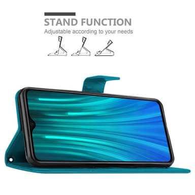 Xiaomi RedMi NOTE 8 PRO Plånboksfodral Skal (Blå)