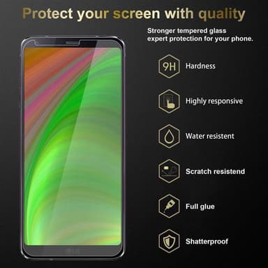 LG G6 3x Skyddsglas Skyddsfilm Skärmskydd