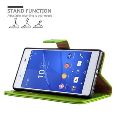 Sony Xperia Z3 PLUS / Z4 Plånboksfodral Skal (Grön)