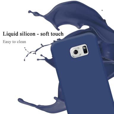 Samsung Galaxy S6 EDGE Skal Fodral Case (Blå)