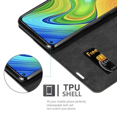 Xiaomi RedMi NOTE 9 Skal Fodral Case (Brun)