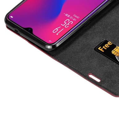 Oppo R17 Skal Fodral Case (Röd)