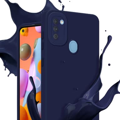 Samsung Galaxy A11 / M11 Skal Fodral Case (Blå)