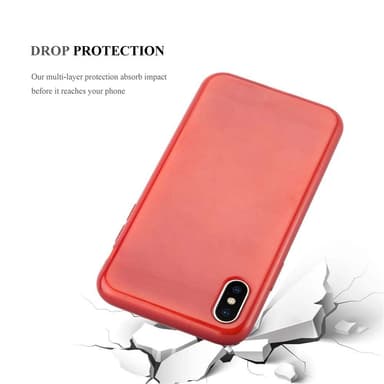 iPhone X / XS Skal Fodral Case (Röd)
