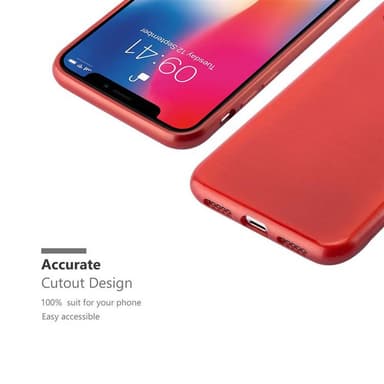 iPhone X / XS Skal Fodral Case (Röd)