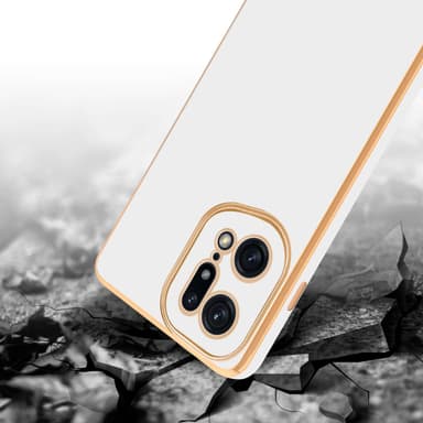 Oppo FIND X5 PRO Skal Fodral Case (Vit)