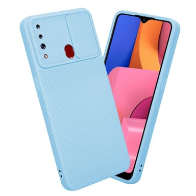 Skal Samsung Galaxy A20s Fodral Case (Blå)