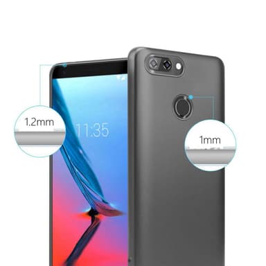 Skal ZTE Blade V9 Fodral Case (Grå)