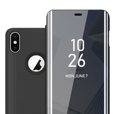 iPhone XS MAX Plånboksfodral Skal (Svart)
