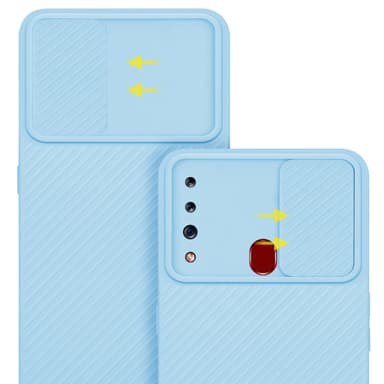 Skal Samsung Galaxy A20s Fodral Case (Blå)