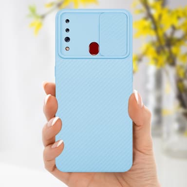 Skal Samsung Galaxy A20s Fodral Case (Blå)