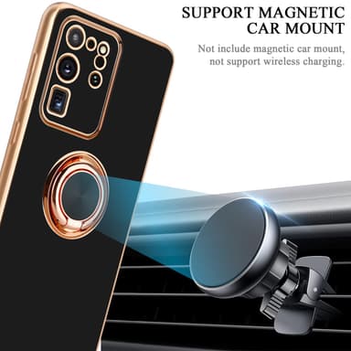 Samsung Galaxy S20 ULTRA Skal Fodral Case (Svart)
