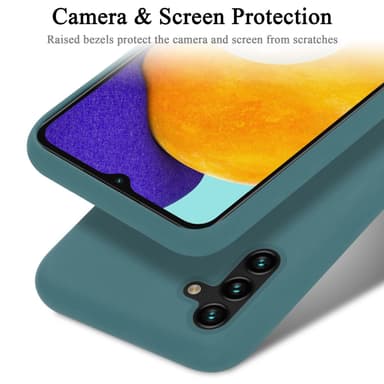 Samsung Galaxy A13 5G Skal Fodral Case (Grön)