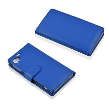 Skal Sony Xperia Z1 COMPACT Plånboksfodral (Blå)