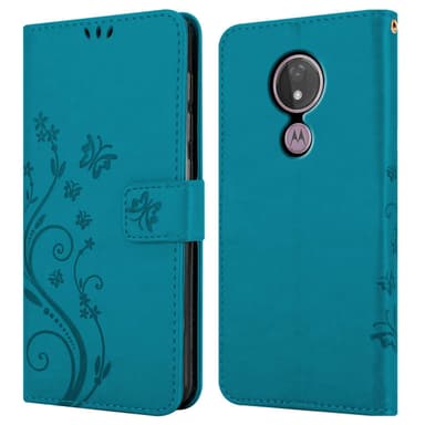 Motorola MOTO G7 POWER Plånboksfodral Skal (Blå)