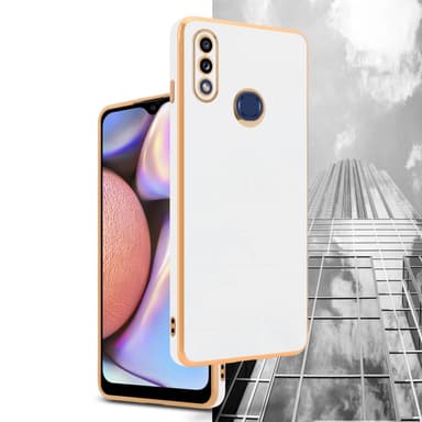 Samsung Galaxy A10s / M01s Skal Fodral Case (Vit)