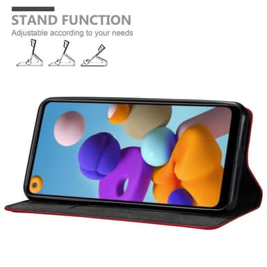 Samsung Galaxy A21 Skal Fodral Case (Röd)