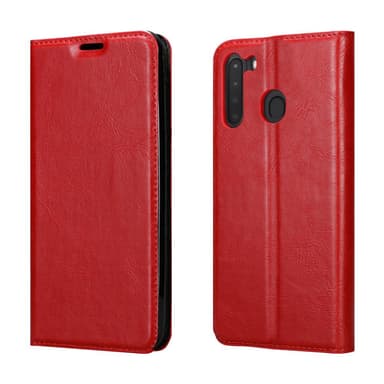 Samsung Galaxy A21 Skal Fodral Case (Röd)