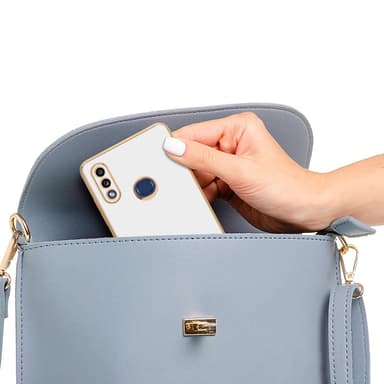 Samsung Galaxy A10s / M01s Skal Fodral Case (Vit)