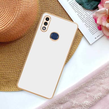 Samsung Galaxy A10s / M01s Skal Fodral Case (Vit)