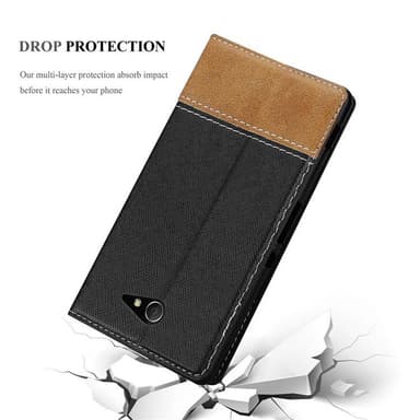 Sony Xperia M2 / M2 AQUA Skal Fodral Case (Svart)