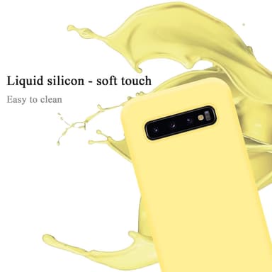 Samsung Galaxy S10 4G Skal Fodral Case (Gul)