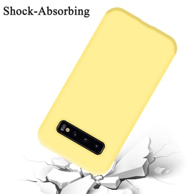 Samsung Galaxy S10 4G Skal Fodral Case (Gul)