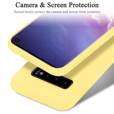 Samsung Galaxy S10 4G Skal Fodral Case (Gul)