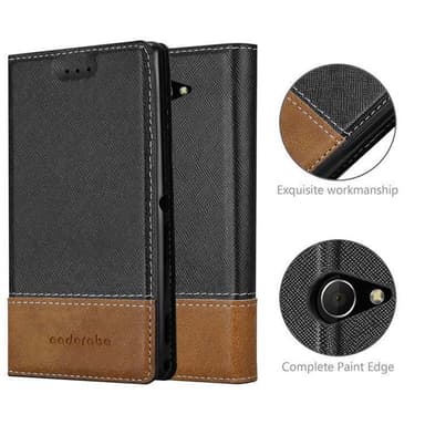 Sony Xperia M2 / M2 AQUA Skal Fodral Case (Svart)