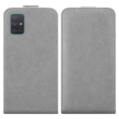 Samsung Galaxy A71 4G Flipfodral Skal (Grå)