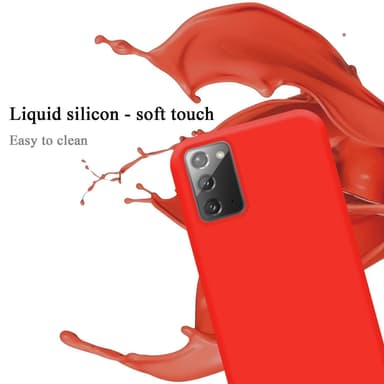Samsung Galaxy NOTE 20 Skal Fodral Case (Röd)