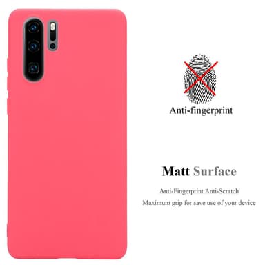 Skal Huawei P30 PRO Fodral Case (Röd)
