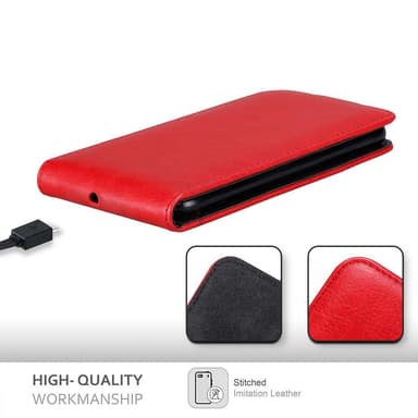 Lenovo K6 / K6 POWER Flipfodral Skal (Röd)