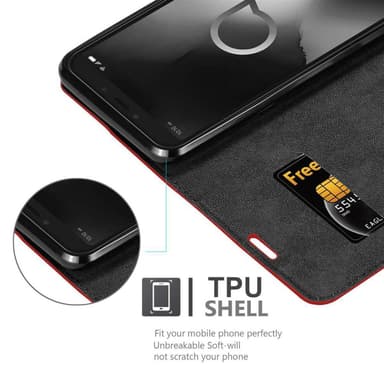 Alcatel 1S 2019 Skal Fodral Case (Röd)