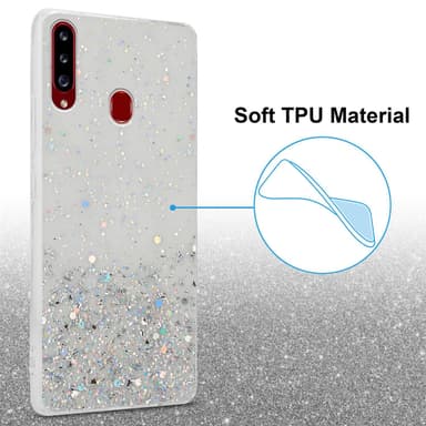 Samsung Galaxy A20s Skal Fodral Case (Transparent)