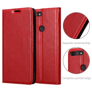 Alcatel 1S 2019 Skal Fodral Case (Röd)