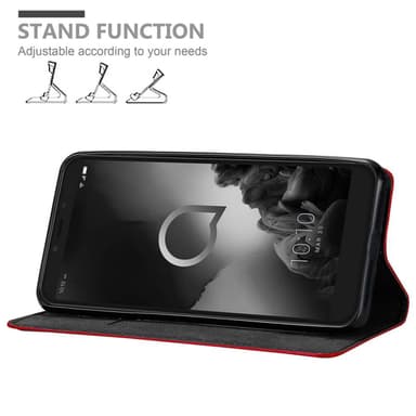 Alcatel 1S 2019 Skal Fodral Case (Röd)