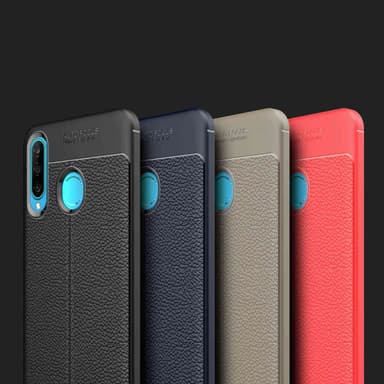 Huawei P30 LITE Skal Fodral Case (Svart)