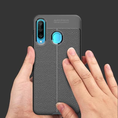 Huawei P30 LITE Skal Fodral Case (Svart)
