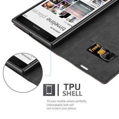 Nokia Lumia 1520 Skal Fodral Case (Brun)