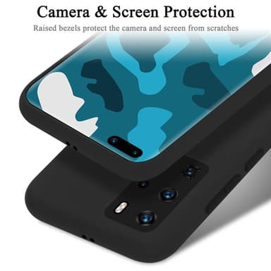 Huawei P40 PRO / P40 PRO+ Skal Fodral Case (Svart)