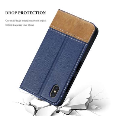 iPhone XS MAX Skal Fodral Case (Blå)
