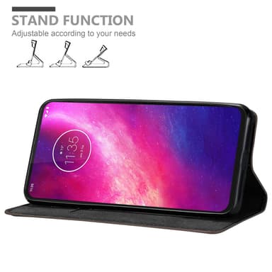 Motorola ONE HYPER Skal Fodral Case (Brun)