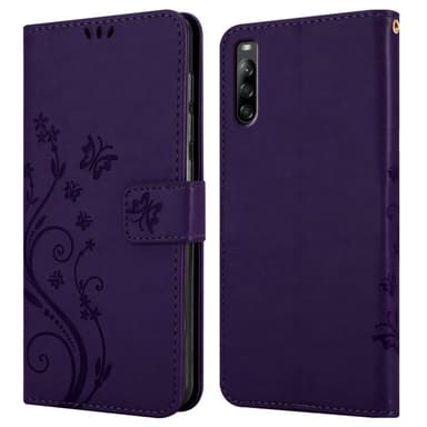 Sony Xperia L4 Plånboksfodral Skal (Lila)