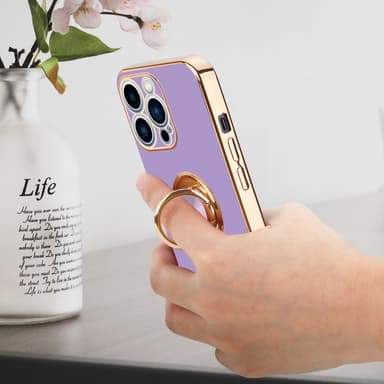 iPhone 13 PRO Skal Fodral Case (Lila)