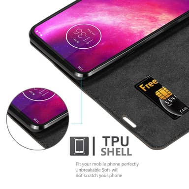 Motorola ONE HYPER Skal Fodral Case (Brun)