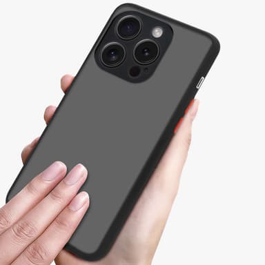 iPhone 15 PRO MAX Skal Fodral Case (Svart)