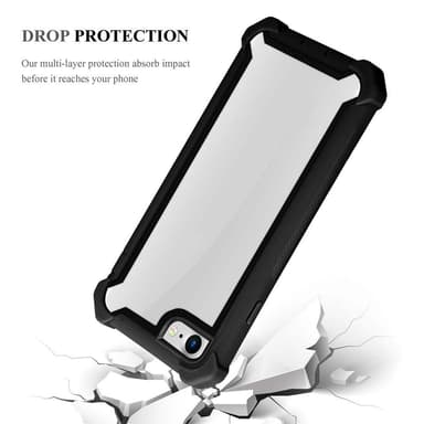iPhone 7 / 7S / 8 / SE 2020 Skal Fodral Case (Svart)