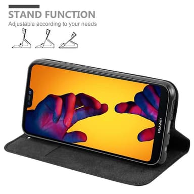Huawei P20 LITE 2018 / NOVA 3E Skal Fodral Case (Svart)
