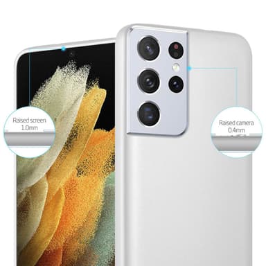 Skal Samsung Galaxy S22 ULTRA Fodral Case (Silver)